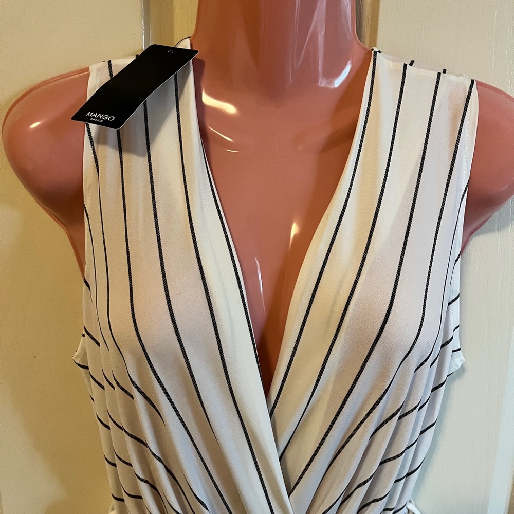 Brand new mango strips dress. Size S - Picture 3 of 4